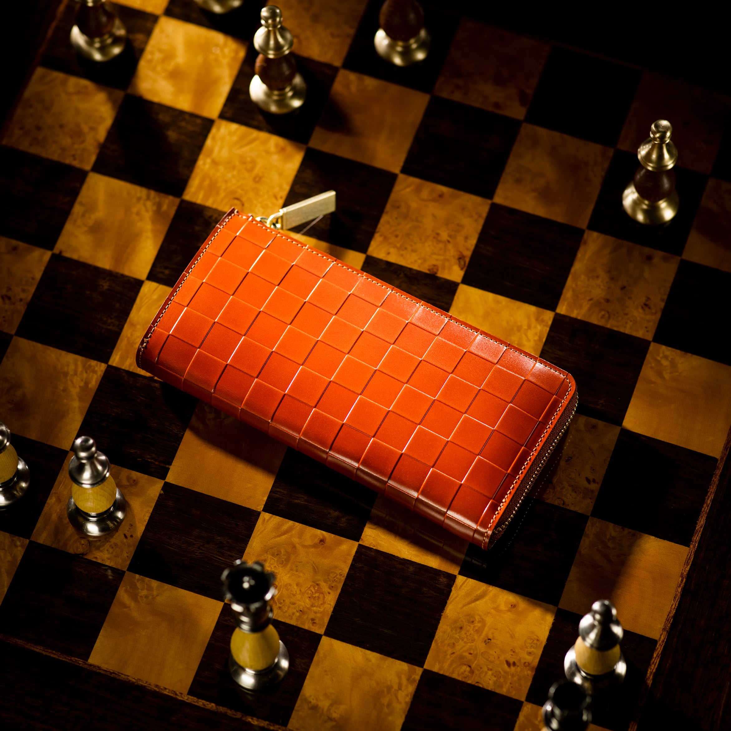 チェスボード ナイト 長財布 モールのページ レディース