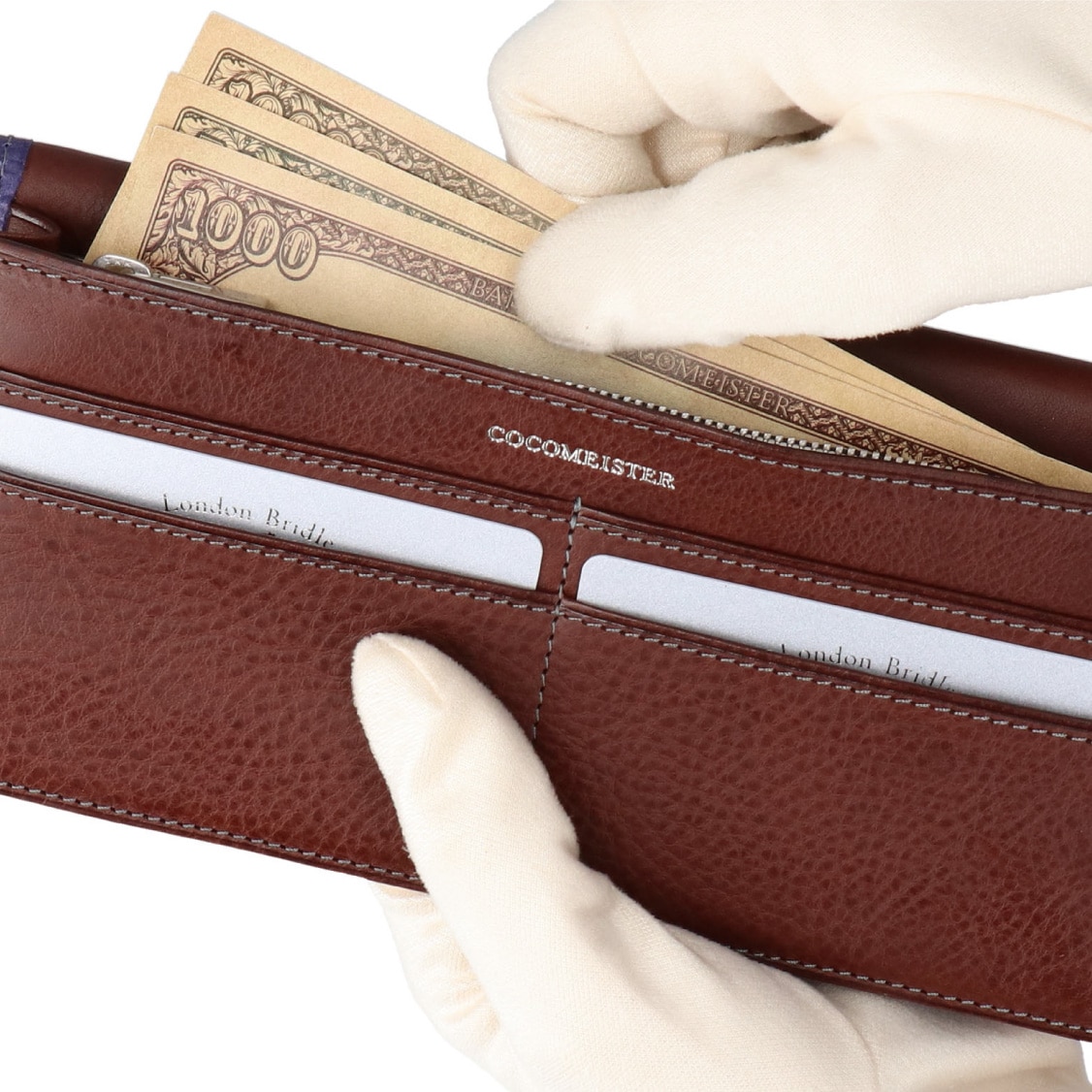 ココマイスター ギャラクシー ソンブレロ オーロラ 二つ折り長財布長財布 メンズ topm-03.jpg