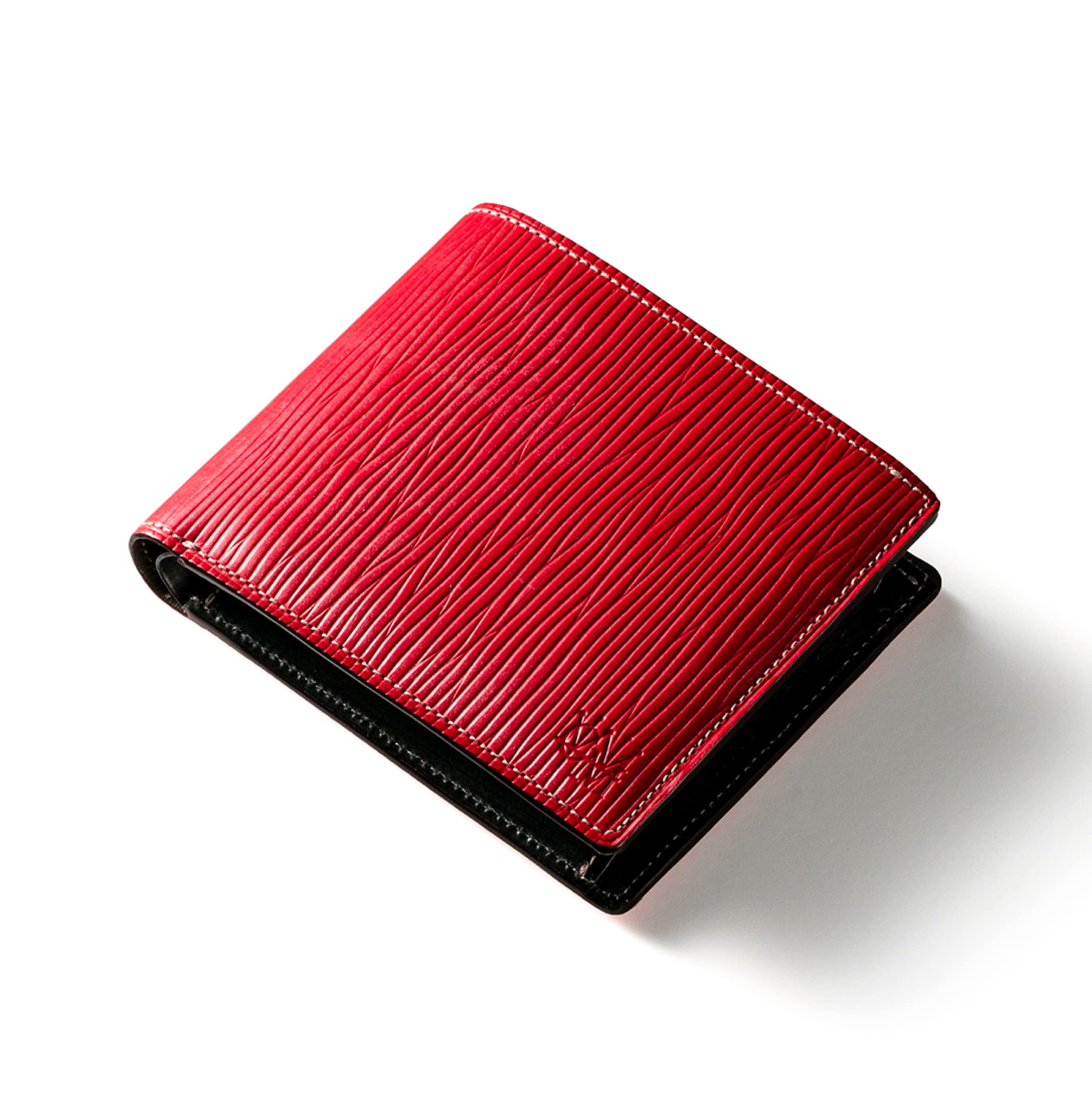 COCOMEISTERの人気赤い財布　ジョリーロジャー　バットビル